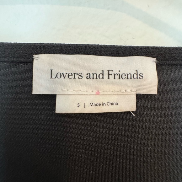 Lovers and Friends Black Open Back Mini Dress- Small - Picture 5 of 9